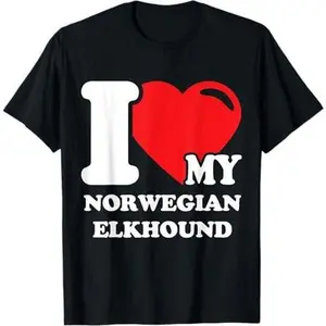 Norwegian Elkhound Dog Lover s Product T-Shirt