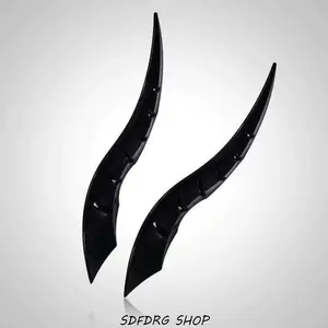 Stylish Dragon Arc Car Roof Fin Spoiler – Cool Fluid Design Personalized Car Accessory for External Auto Modification, Sporty Racing Look, Creative Logo Decoration, Fits Cars, Trucks & SUVs