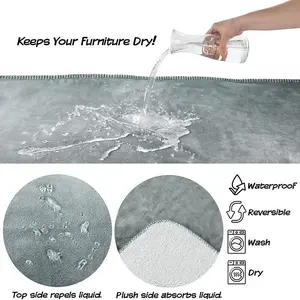 Waterproof Dog Pet Blanket Cover Water-Resistant Pet Blanket for Bed Couch Protection Soft Plush Reversible Blanket for Dog
