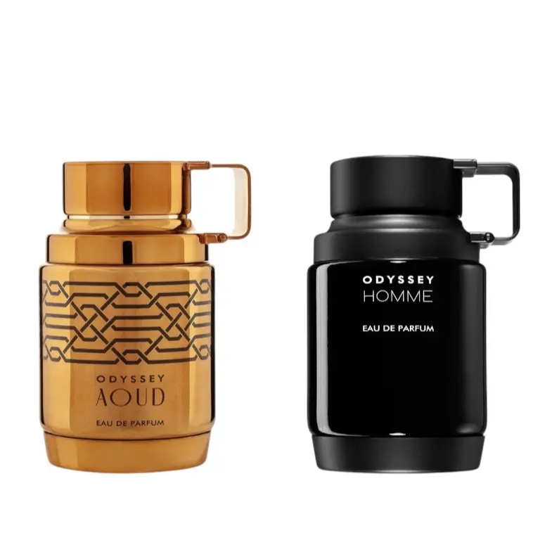 Armaf Odyssey Aoud + Homme Multi-Pack Men's Spicy Woody Fragrance, 3.4 oz Per Bottle, Notes of Wood-Oud-Amber-Vanilla