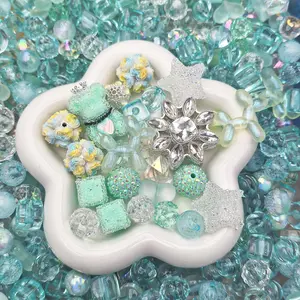Low In Stock-Acrylic Beads Mix(16mm)-Beading making-Bead Assortmens-DIY Rhinestone Charms Rhinestone Decor Charm Bracelet Beadable Pens Handmade Diy Products All Kinds Of Diy