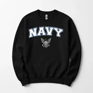 U.S. Navy T-Shirt Classic Military Logo Graphic Tee Veteran & Active Duty Apparel for Men & Women
