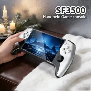 2026 New Sf3500 Upgrade Handheld Game Console, 5-Inch IPS Full HD Screen, 3000mah Long Battery Life, Compact Portable Gaming System