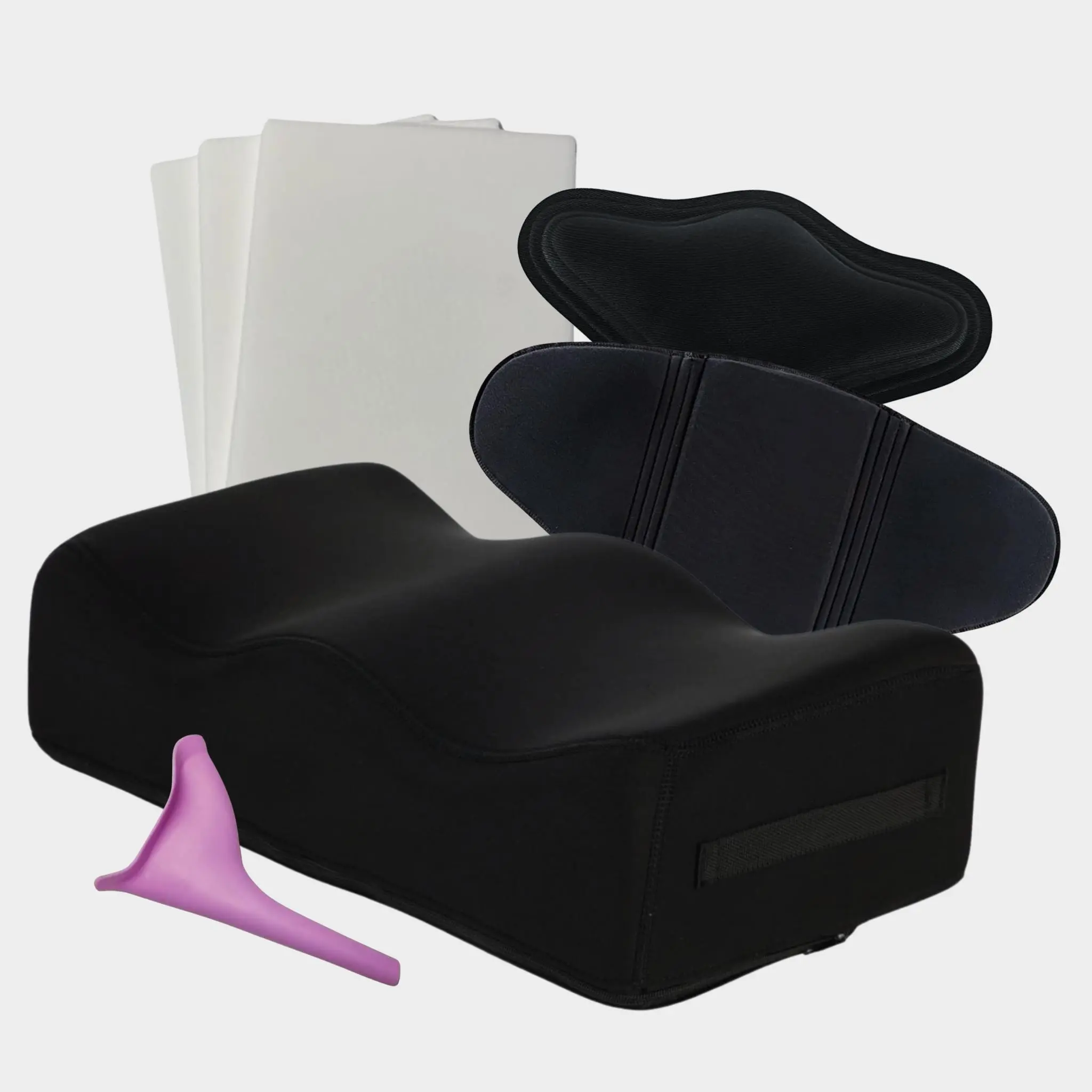 Almohada para BBL Pillow After Surgery, Cojin BBL para Carro Booty Pillow Butt Cushion with Abdominal Board Post Surgery, Lipo Foams Post Surgery with Lumbar Support, Lipo Foam Pads