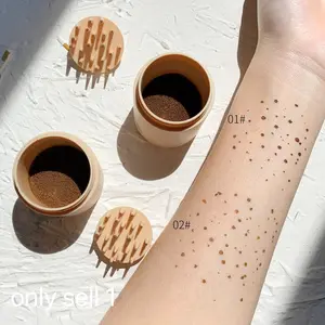 Long Lasting Liquid Freckle Makeup Stamp, 1 Count Waterproof Air Cushion Freckle Spot Makeup Pen, Hydrating Face Concealer Makeup Tool, Skin Cover Freckle Pen, Effortless Complexion Sculpting Hybrid, Moisturizing Concealer, Hydrating Flawless Coverage