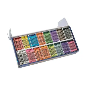 3 1/2" Bulk 800 Pc. Crayon Classpack with 16 Colors Per Pack