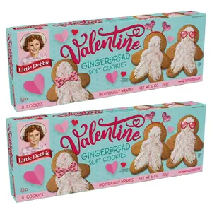 Little Debbie Family Pack Gingerbread Soft Cookies, 6 oz - 2 Pack