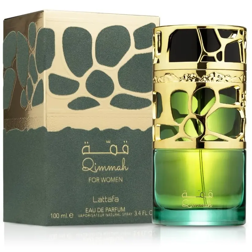 Lattafa Perfumes Qimmah for Women EDP (Eau De Parfum) - 100ML (3.4 oz) |Featuring notes: Cedar, Oudh, Myrrh, Amber, Lavender I Fragrance