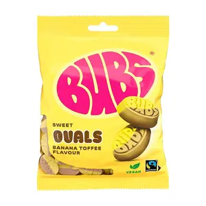 BUBS Sweet Ovals Banana Toffee