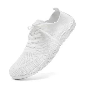 Women Barefoot Shoes Tennis Lacing Style Sneakers for Women Gym Running Zero Drop Workout Trail Minimalist Shoes