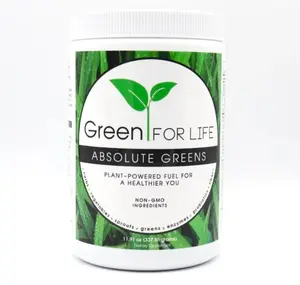 Green for Life Absolute Greens 11.91 oz - Non-GMO Essential Nutrient Supplement for Daily Health