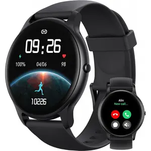Smart Watch for Men Women(Answer/Make Calls), HD Screen Fitness Tracker IP68 Waterproof 100+ Sport Modes, Heart Rate Sleep Monitor, Pedometer, Smartwatch for Android Phones/iPhone Compatible-USA
