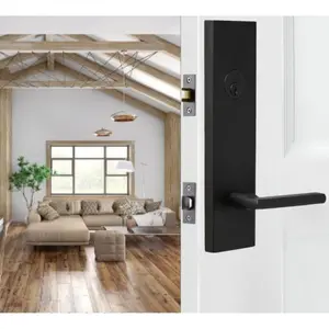 Addy Handleset with Atlas Lever - Deadbolt Keyed One Side