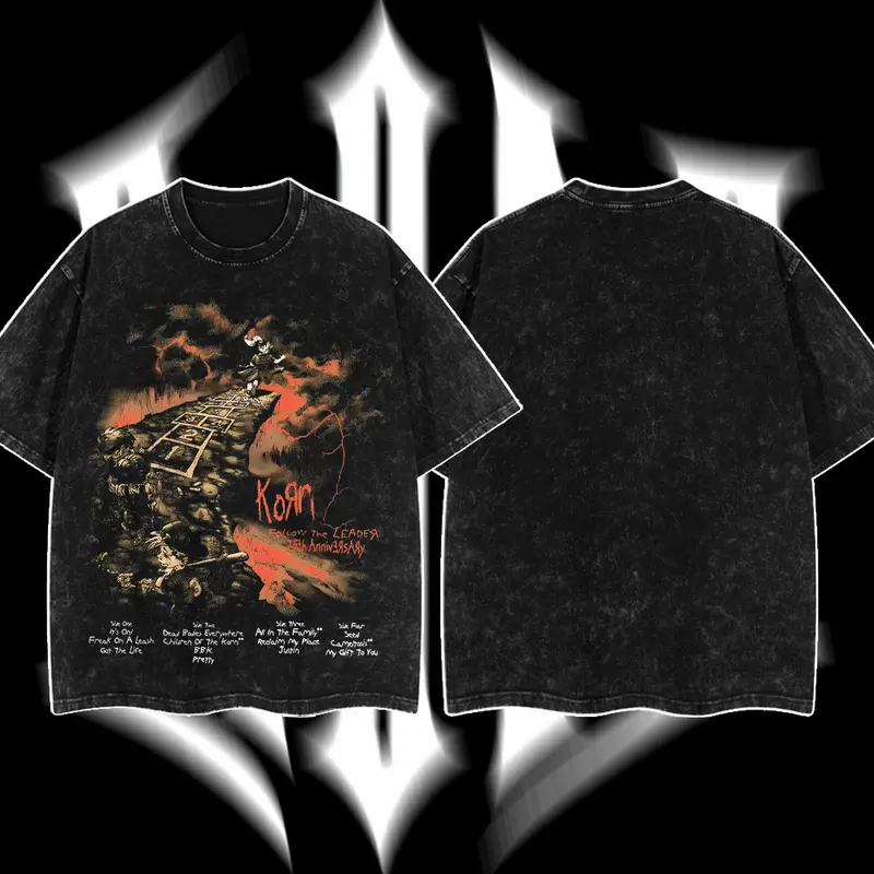 korn follow the leader shirt hot topic - TikTok Shop