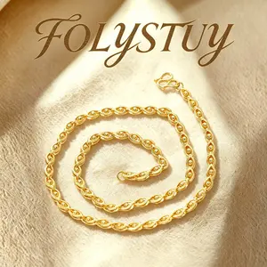 [4.6mm-18.5inches]【FOLYSTUY (Y135)】Exquisite Devil's Eye Necklace Unisex Chain & Link Elegant Design