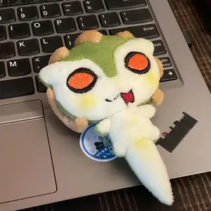 Stuffed Game 10cm Identity V Luchino Diruse Evil Reptilian Keychain with Long Tail Cute Plush Doll Toy for Kids Birthday Gift