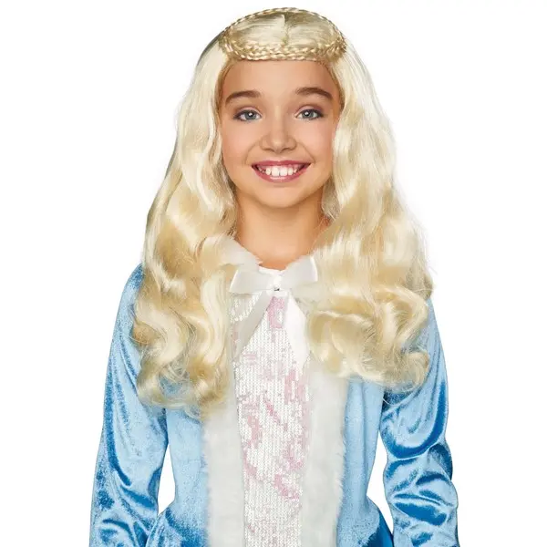 Girl's Medieval Queen Wig