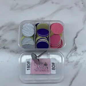 Moon Drill Bit & Sand Papers, 60pcs Discs #80#100#120 Grits