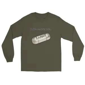 Chill Pill (XANAX) Men’s Long Sleeve Shirt