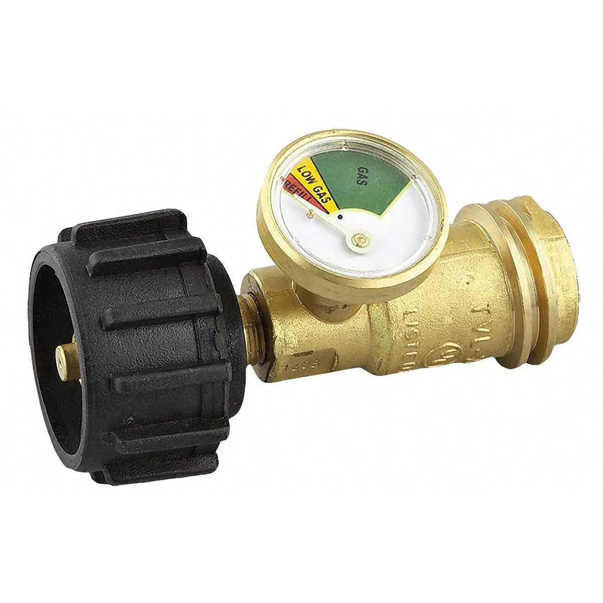 21 Century High-Quality Modern LP Regulator with Gauge - Type 1 Fitting, 1lb Capacity Pressure Control Tire Repair Kit for Automotive & Motorcycle Use