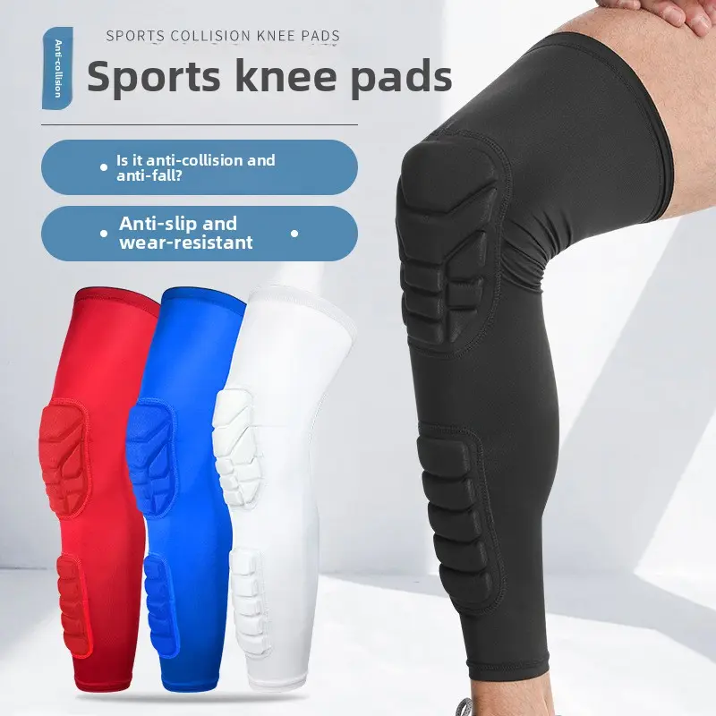 Sports Knee Pads Extended Breathable Leg Cover Outdoor Mountaineering Football Basketball Cycling Protective Gear Supplies