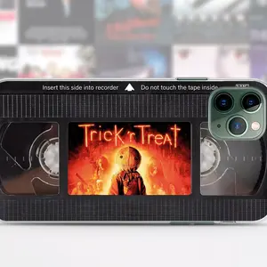 Trick Treat VHS tape Phone case, Halloween Google pixel case, Horror movie poster Samsung case S23 S20 S10 Compatible with iPhone X, 11, 12, 13, 14, 15,16,17 & more – check our available sizes.