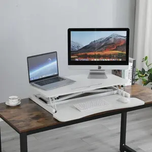 32 Inch Desk Converter, Height Adjustable Sit to Stand Riser