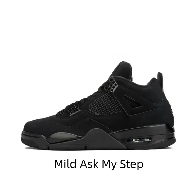Matte Black Mesh Panel Ball Trainers Shock Absorbing Daily Casual Shoes