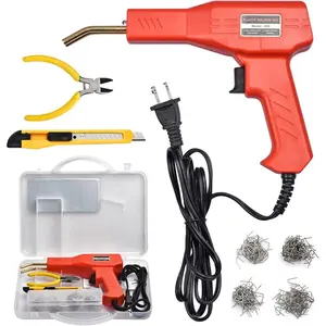 Revive Your Cracked Bumper with This Complete Plastic Welder Kit – Includes a Hot Stapler Gun, 200 Staples in 4 Types, and a Portable Carry Case for Professional-Grade DIY Repairs