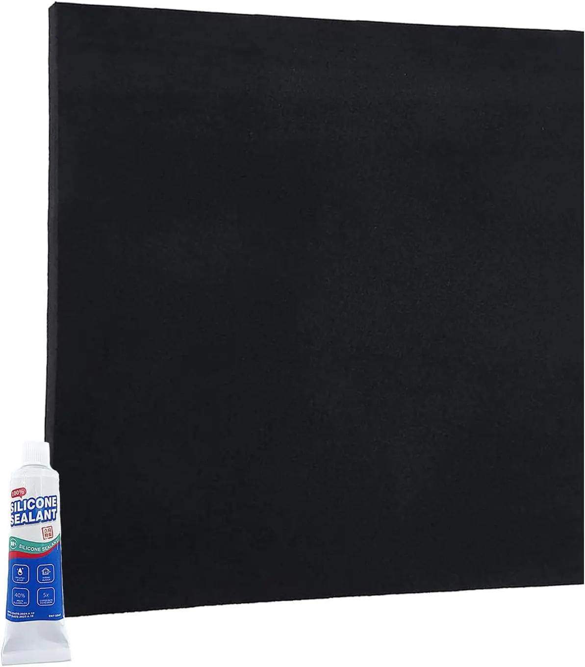 Rubber Sheet for Pipe Insulation,Grade 55A,12  12 inch DIY Gasket Material,Suitable for AC Unit,Pipeline, Supports, Seals, Bumpers, Protection,AC Line Insulation (1/8)