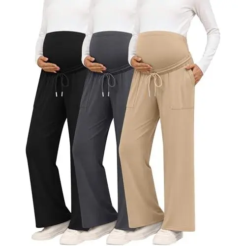 Khaki, Dark Heather Gray, Black