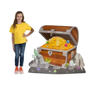 43" Treasure Hunt Treasure Chest Cardboard Cutout Stand-Up
