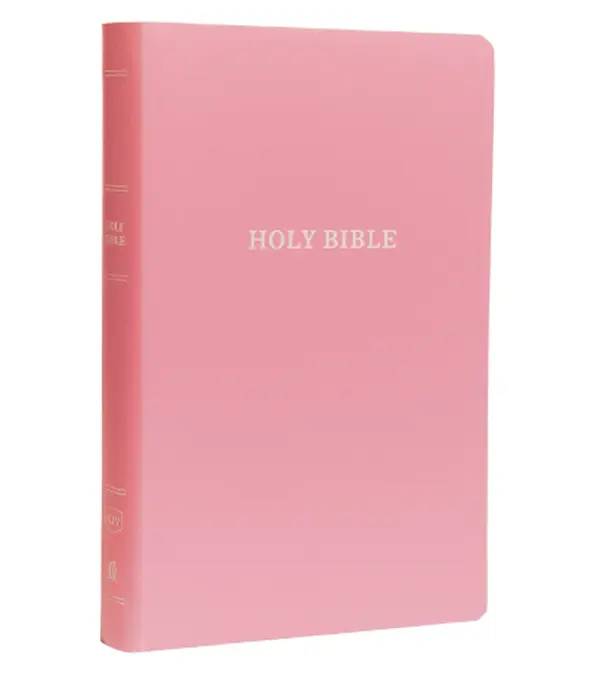 KJV Holy Bible: Gift and Award, Pink Leather-Look, Red Letter, Comfort Print: King James Version Imitation Leather