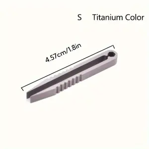 [Titanium Tongs] Durable Titanium 1pc Tongs | for EDC and Multi-Purpose Use - Easy to Pick Up and Grip