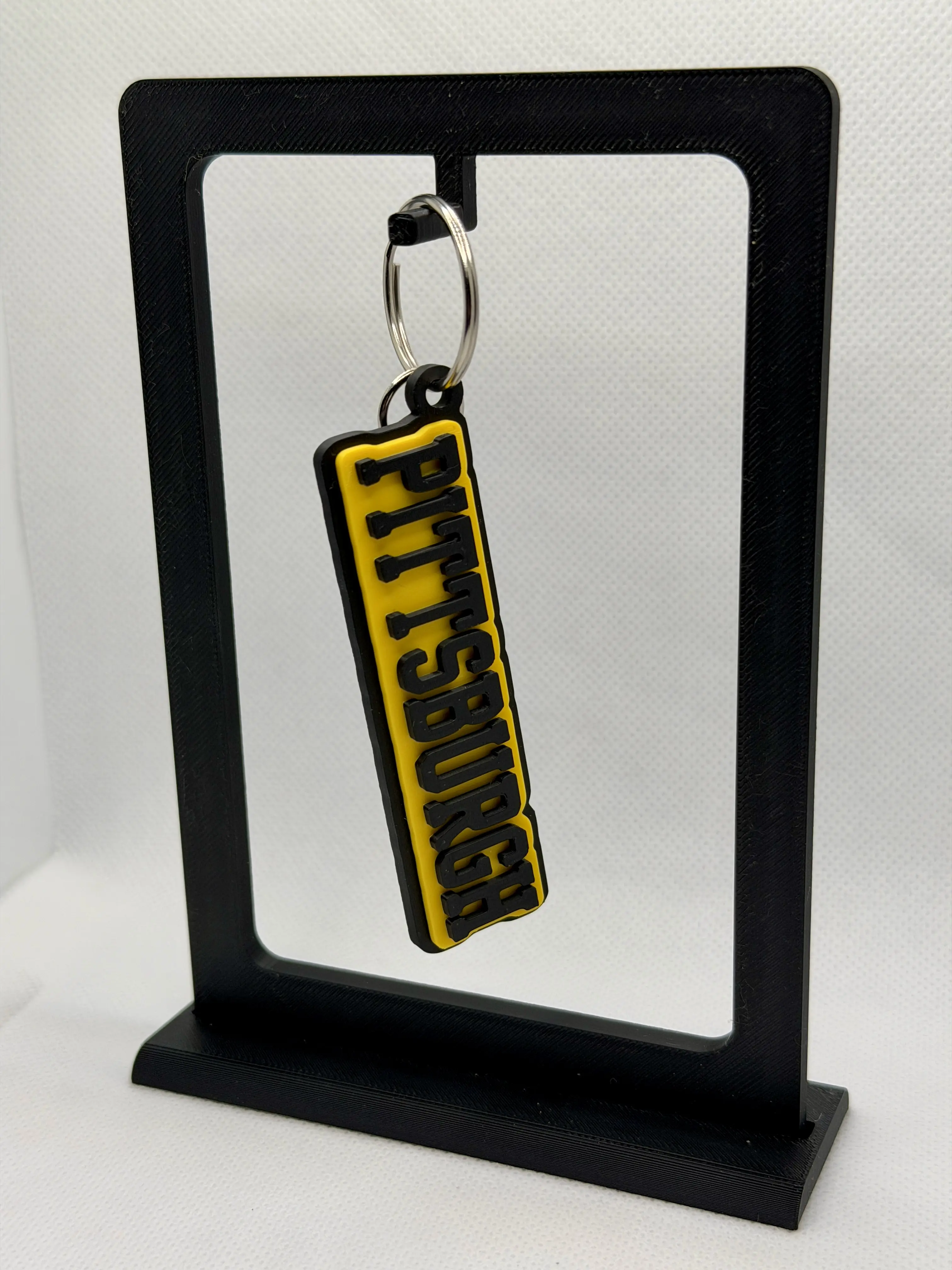 Pittsburgh 3D Printed Keychain - R3Designs