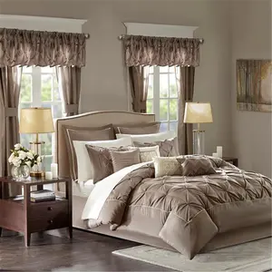 Madison Park  Joella 24 Piece Room in a Bag - Taupe, King Size