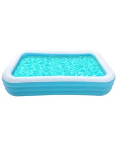 Inflatable Swimming Pool Fmaily Inflatable Pool Full-Sized Blow Up Pool 120''*72''*22'' for Baby Kids Adults Outdoor Backyard Summer Water Party
