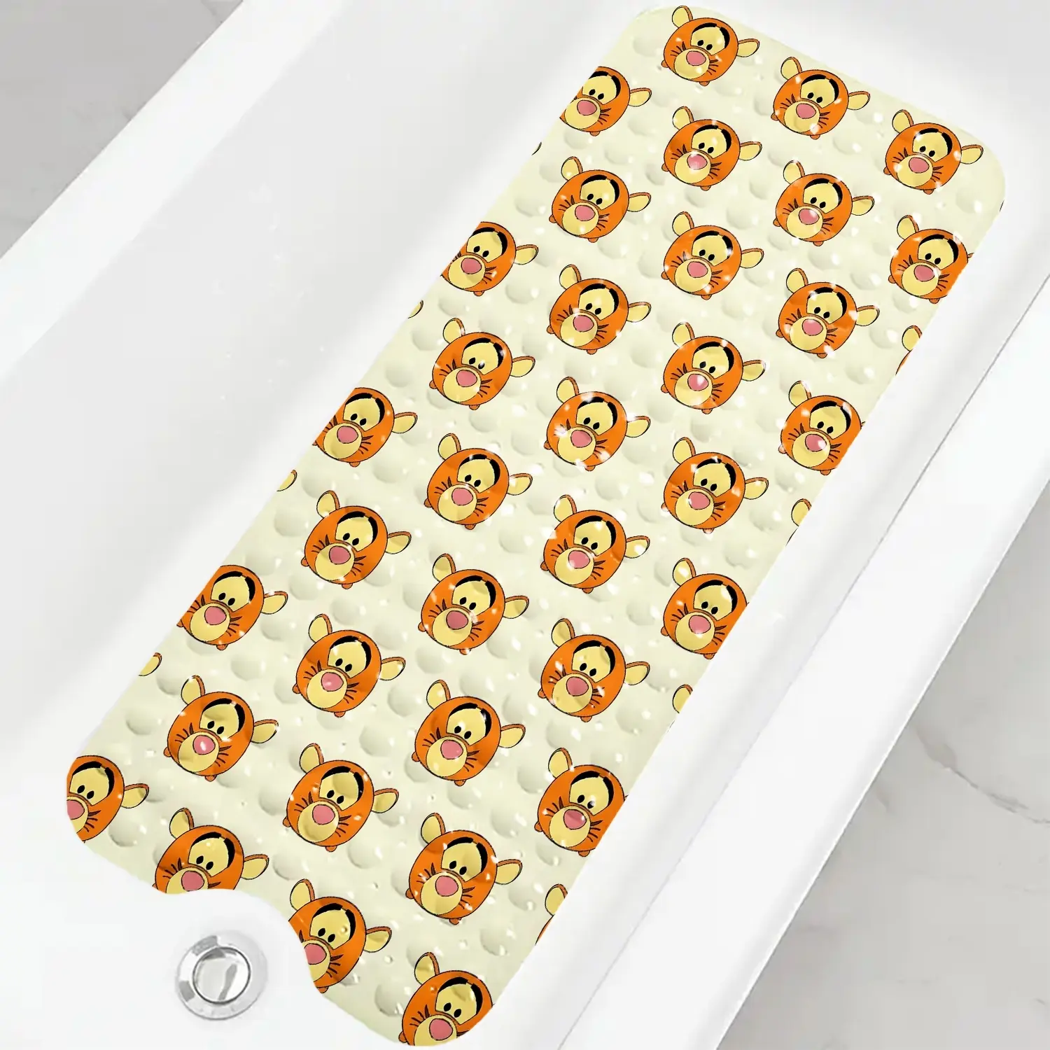 Garfield print fabric bath mat, suitable for bathtubs, laundry rooms, bedrooms, kitchens, and home décor.