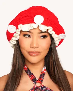 Cutie Cap Crochet Mushroom Hat