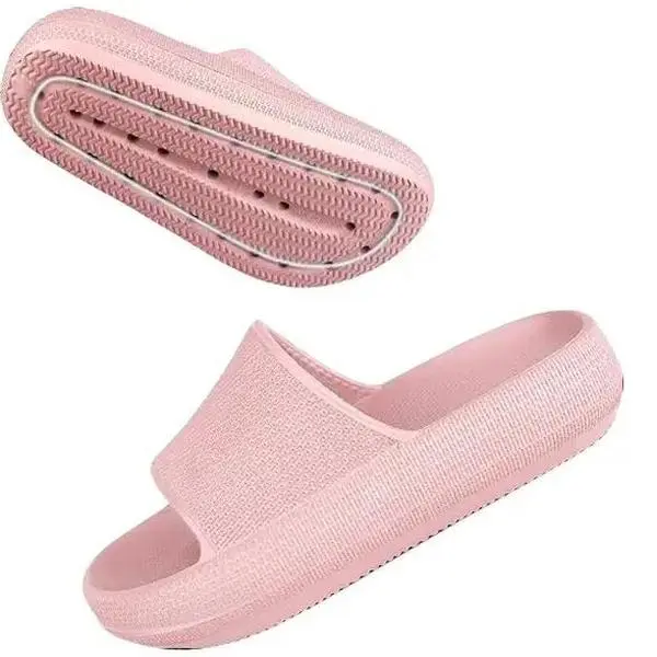 Unisex Cloud Slides, Thick Sole Pillow Slippers in Soft EVA with Arch Support, Non-Slip Waterproof Shoe for Indoor and Outdoor Use