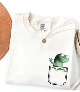 Tom the Lizard In Pocket T-Shirt, Hoppers Movie Shirt, Funny Tom Lizard Tee, Animal Kingdom Trip Outfit