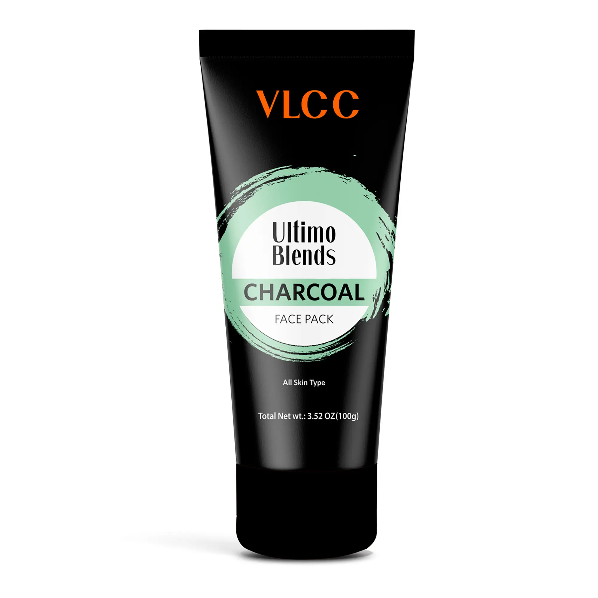 Ultimo Blends Charcoal Face Pack - Face Mask with Activated Charcoal, Chamomile and Eucalyptus - Facial Skin Care for Smooth, Refreshed Skin - 3.38 oz