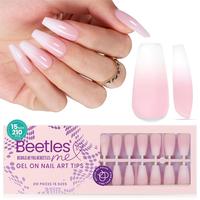 Medium Coffin【Ombre Pink White】15Sizes 210Pcs