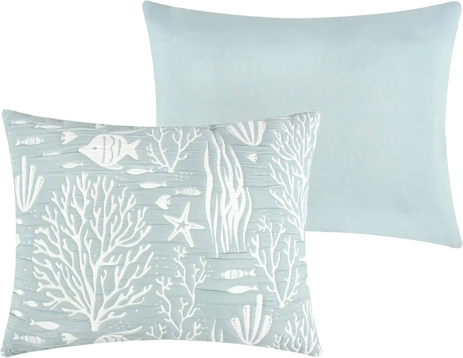Greenland Home Fashions  Marina GL-2310BS Standard Pillow Sham, 20x26Inch