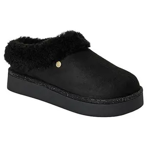 Joy Mangano Joy Glamorous Cozy Slippers w/Orthotic Insole Best Gift Ever!