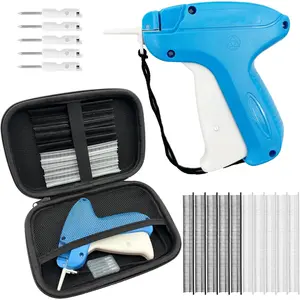 Fine Gun Mini Gun Kit for Clothes, Quick Clothing Fixer with 6 Fine Needles, 1000 and Case, Speedy Clothing Fixer Gun for Clothes Quick Gun for Clothes