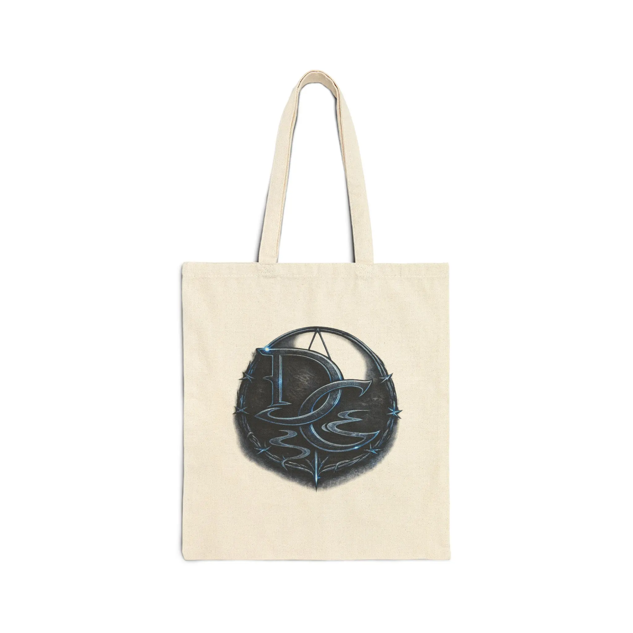 Dunn Creek Stables Tote Bag | Equestrian Horse Logo Canvas Tote