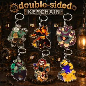 Meleeniacs - Keychains: Garbo, Matador, Diablo, Mari-Anna, Boggles, Stocky
