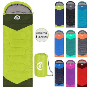 Swtmerry Sleeping Bag 3 Seasons (Summer, Spring, Fall) Warm & Cool Weather - Lightweight,Waterproof Indoor & Outdoor Use for Kids, Teens & Adults for Hiking and Camping