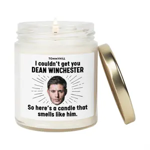 Smells like Dean Winchester Candle | Supernatural Merch Inspired Candle | Pop Culture Gifts | Aesthetic Room Decor Jensen Ackles Candle